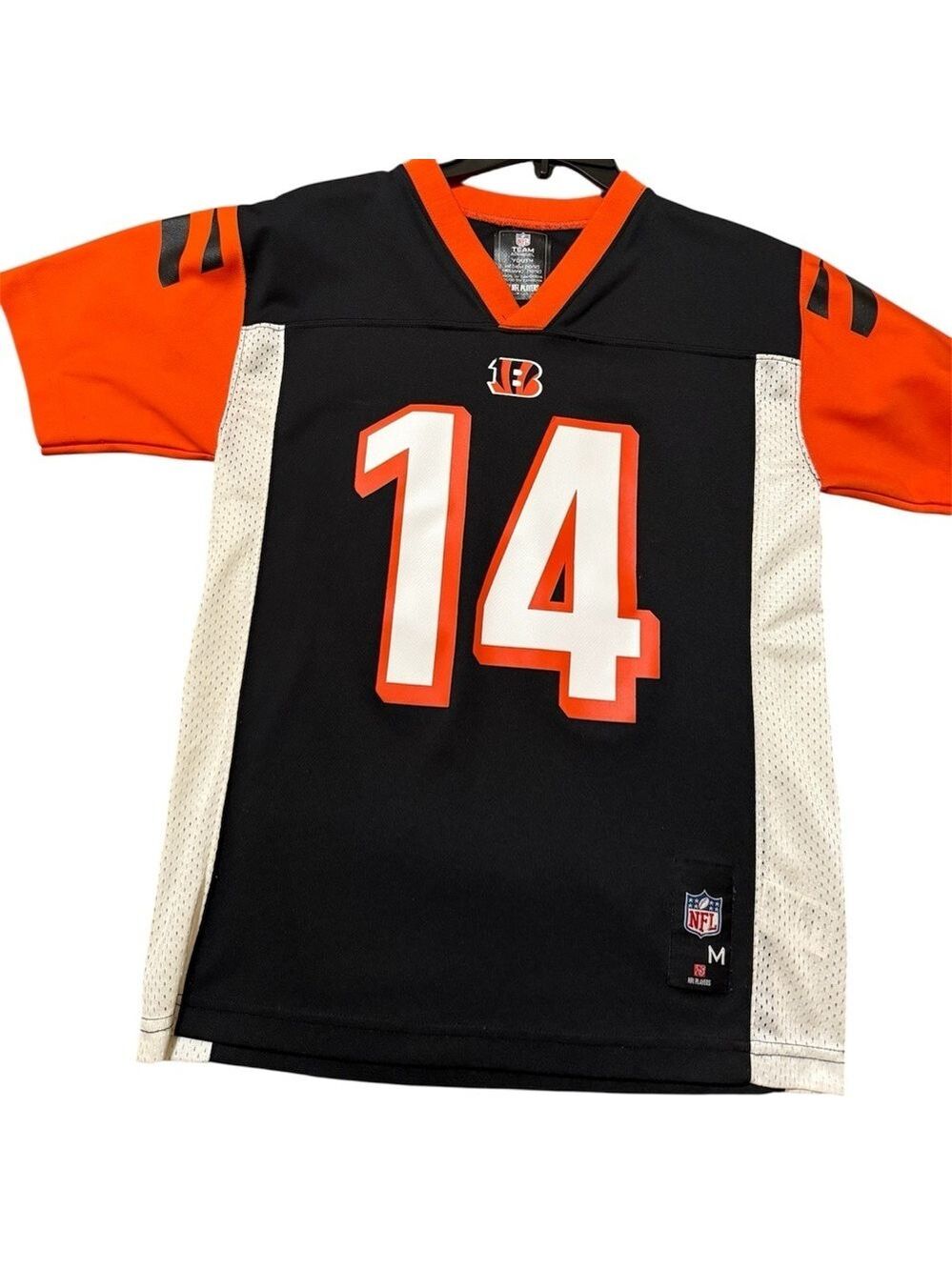 NFL Cincinnati Bengals Black and Orange Youth Jersey